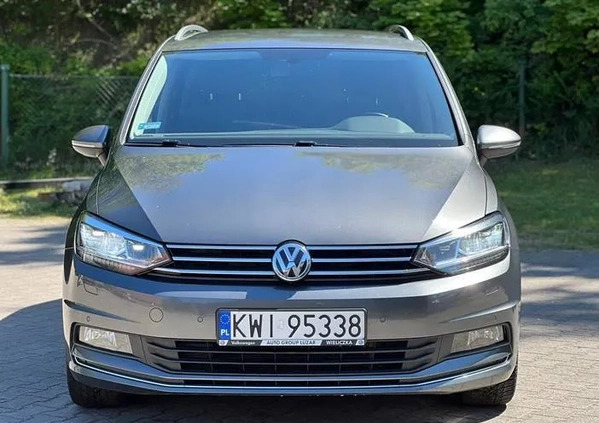 Volkswagen Touran cena 94900 przebieg: 116500, rok produkcji 2018 z Barlinek małe 106